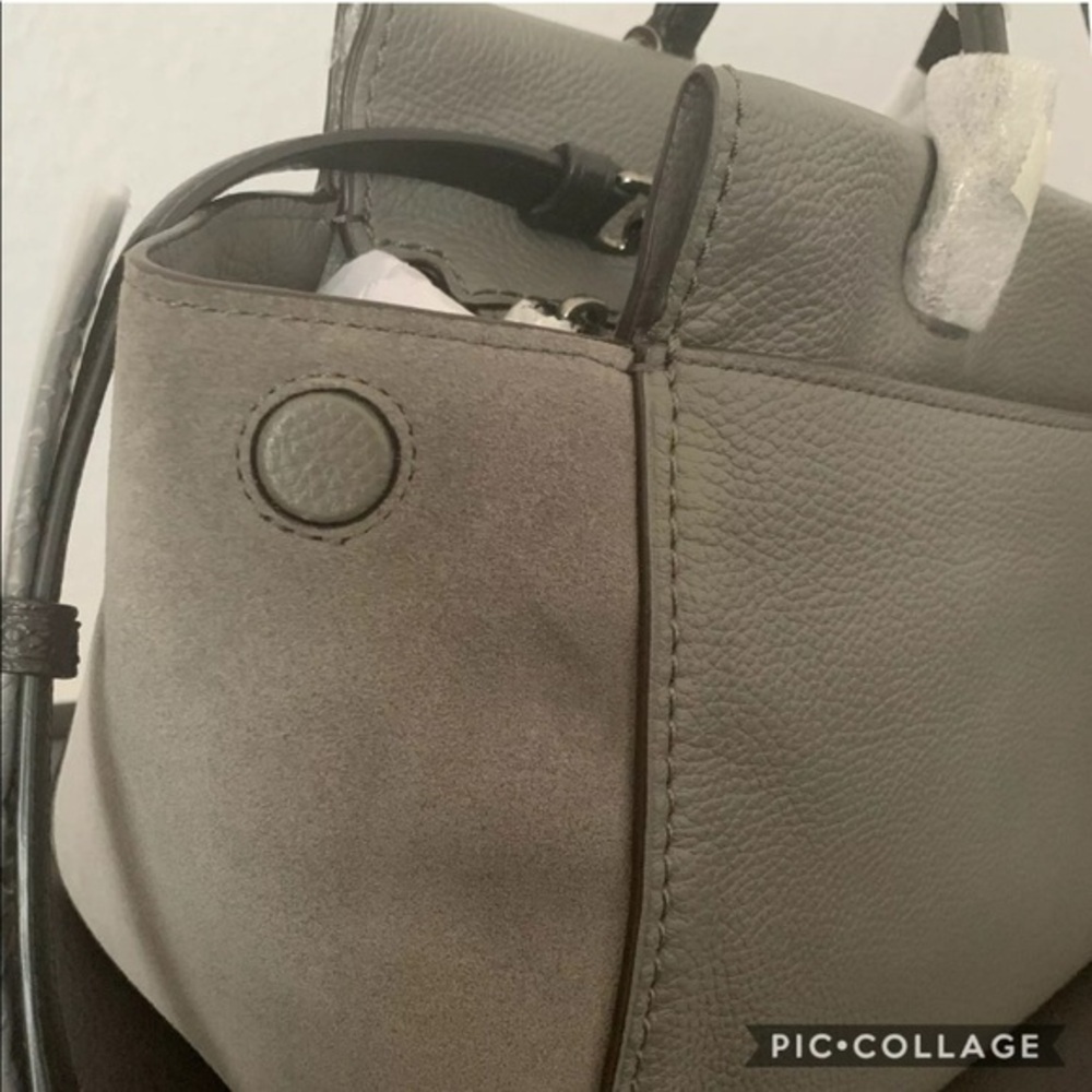 SALE💥💥NWT COACH FULTON SHOULDER BAG COLOR-BLOCK MIXED LEATHER SATCHEL - Picture 4 of 9